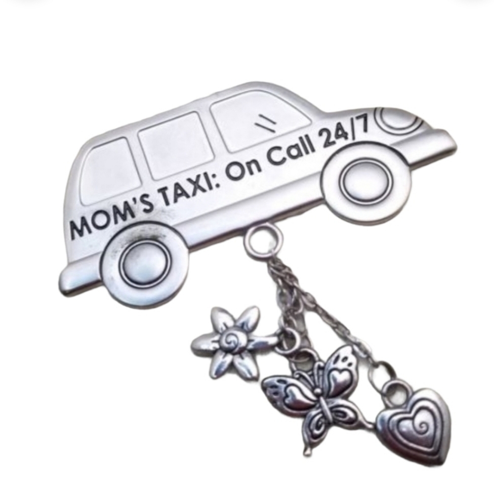 Rearview Mirror zinc car Charms Horse Mom Taxi Horse shoe Good luck Bag Charm  *